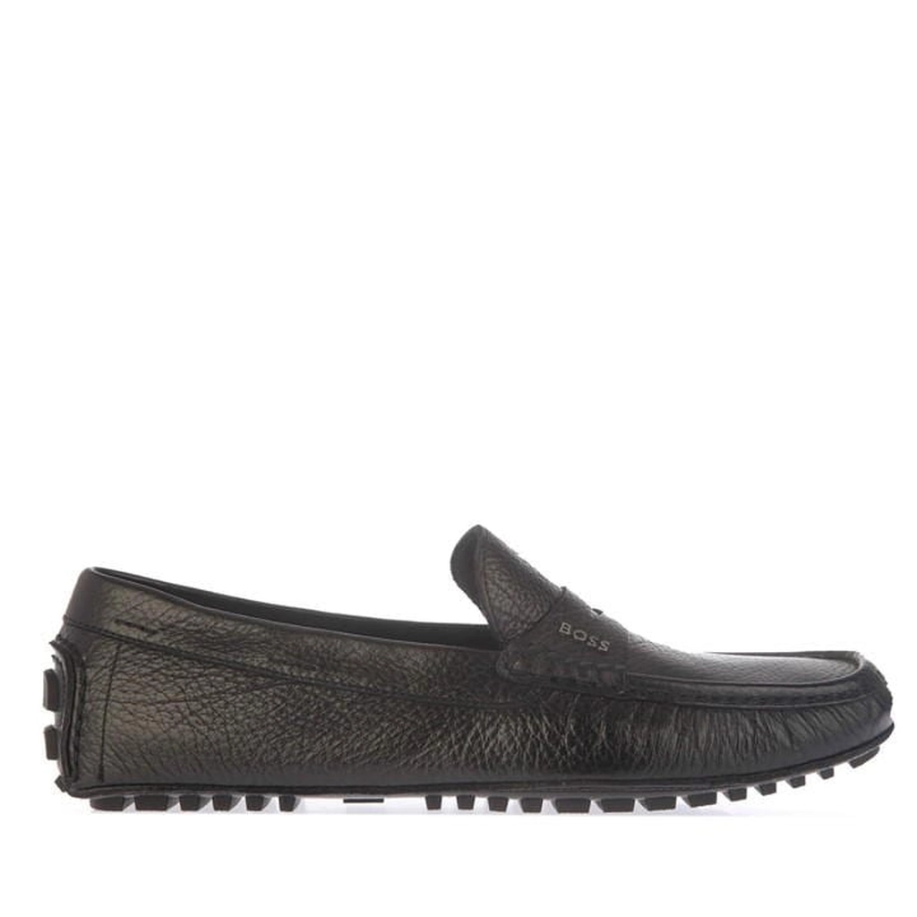 Hugo Boss Driver Moccasin Shoes - Black